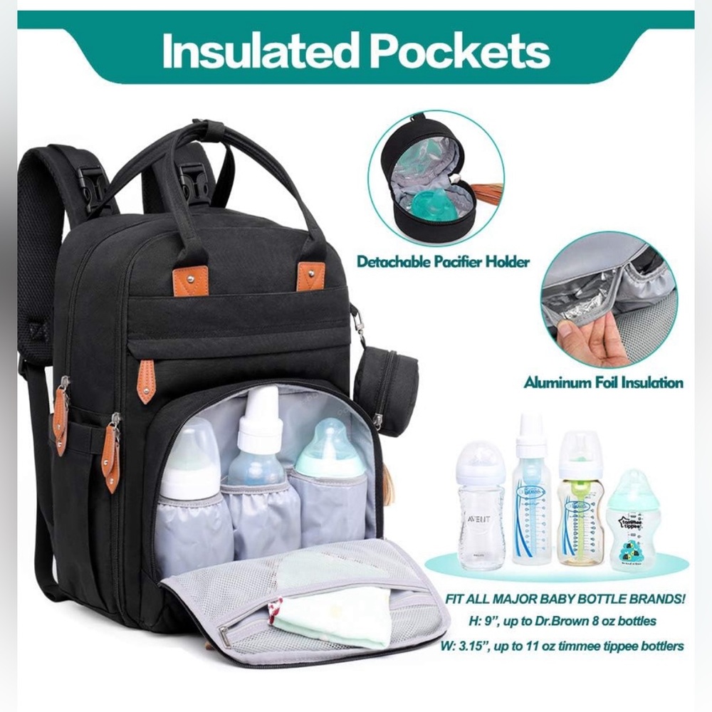 Nwot Multifunctional Backpack With Lots Of Pockets - image 2